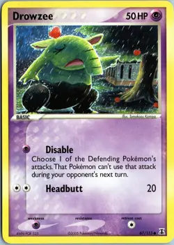 DROWZEE 67/113 COMMON DELTA SPECIES POKEMON NM - Image 1