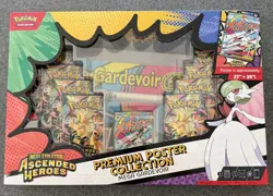 Pokemon Ascended Heroes Premium Poster Collection Gardevoir ON HAND!!! - Image 1
