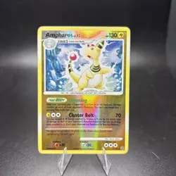 Ampharos 1/132 - Secret Wonders Reverse Holo Rare Pokemon Vintage - LP/MP -c - Image 1