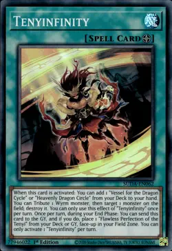 Tenyinfinity - Super Rare 1st Edition SUDA-EN062 - NM - YuGiOh - Image 1
