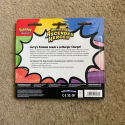 Pokemon TCG Ascended Heroes 2 Pack Pokemon blister Komala Promo - Image 2