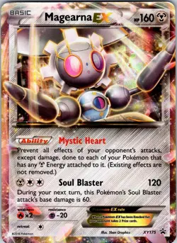 Magearna EX XY175 XY Promos Pokemon NM Holo - Image 1