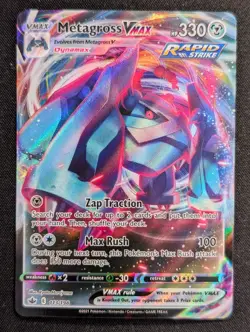 Metagross VMAX 113/198 SWSH06: Chilling Reign Pokemon NM Holo - Image 1