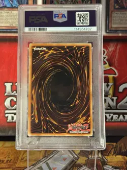 2007 Yugioh Rainbow Dragon 1st TAEV-EN006 Missprint Full Bleed Secret Rare PSA 8 - Image 5