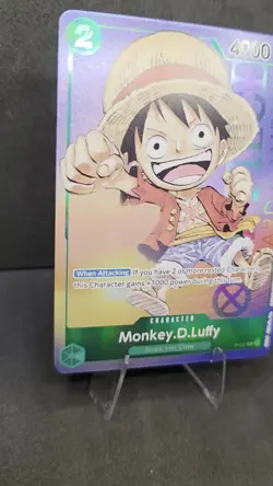 One Piece Monkey D. Luffy P-037 Promo Foil Gen Con 2023 Promotion P 037 English - Image 2