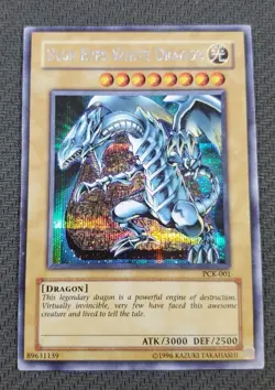 Yu-Gi-Oh TCG: Prismatic Secret Rare Blue-Eyes White Dragon PCK-001, Movie Promo - Image 3