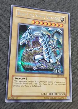 Yu-Gi-Oh TCG: Prismatic Secret Rare Blue-Eyes White Dragon PCK-001, Movie Promo - Image 4