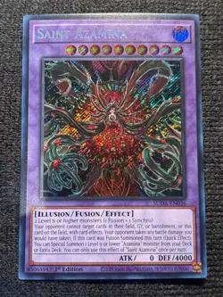 Yugioh Saint Azamina (NM) - SUDA-EN036 - Secret Rare - 1st Edition - Meta - Image 1