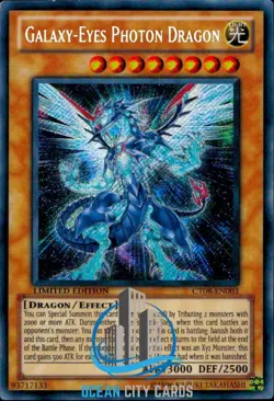 Yugioh Galaxy-Eyes Photon Dragon CT08-EN003 Secret Rare - Image 1