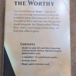 Magic The Gathering AMONKHET Gideon Jura Sealed Deck 2017 English Foil Booster - Image 3