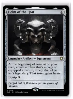 Helm of the Host 276 Commander: Bloomburrow Normal NM - Image 1