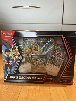 Pokemon TCG: Scarlet and Violet Hop's Zacian ex Box New Sealed - Image 1