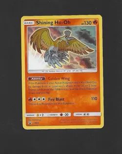 Pokemon TCG Shining Ho-Oh Holo Card SM70 Sun & Moon 2017 - Image 1