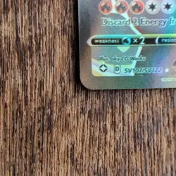 Pokemon Charizard VMAX : SV107/SV122 Full Art Holo, believe it to be fan art. - Image 5