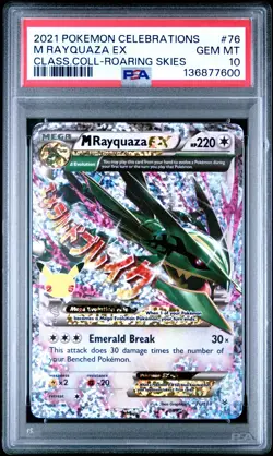 Pokemon TCG Rayquaza 76/108 Celebrations Classic Collection PSA 10 - Image 1