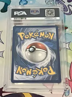 2021 Pokemon Sword & Shield Fusion Strike #114 Mew Vmax PSA 7 - Image 2