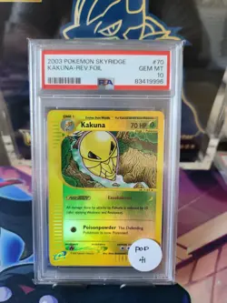 Pokemon Kakuna Rev Foil Skyridge PSA 10 - Image 1