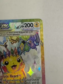 Pokemon Pikachu ex 219/191 Sv08: Surging Sparks Ultra Rare Full Art Holo 200 HP - Image 4