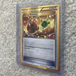 Pokemon Energy Retrieval Trainer Secret Rare XY Ancient Origins 99/98 Foil 2015 - Image 2