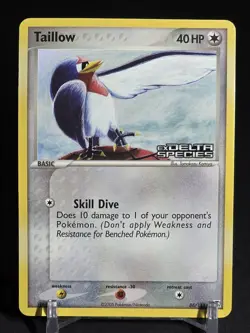 Pokemon TCG Taillow 86/113 - EX Delta Species - Reverse Holo Stamped - LP/NM - Image 1