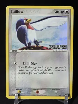 Pokemon TCG Taillow 86/113 - EX Delta Species - Reverse Holo Stamped - LP/NM - Image 4