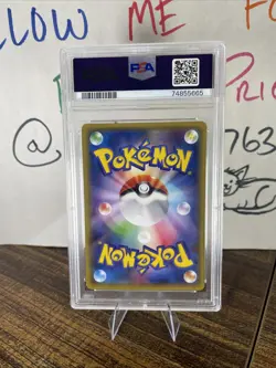 2015 POKEMON JPN XY PROMO PIKACHU MEGA CAMPAIGN PONCHO-WEARING PIKACHU PSA 9 - Image 2