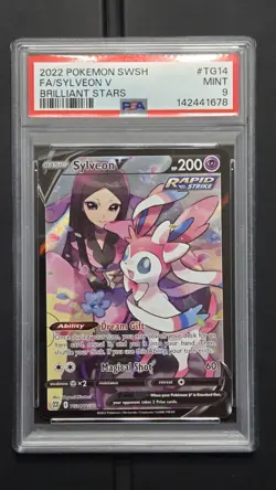 Pokemon - Sylveon V TG14 **MINT PSA 9** Brilliant Stars Trainer Gallery - Image 1
