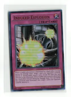 INDUCED EXPLOSION MVP1-EN009 ULTRA RARE YUGIOH TCG LP - Image 1