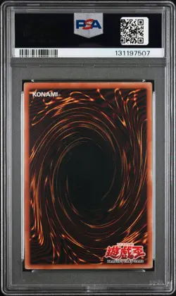 2002 YU-GI-OH! LOB-LEGEND OF BLUE EYES WHITE DRAGON #119 POT OF GREED PSA 4 - Image 2