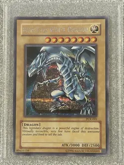 Yugioh - Blue-Eyes White Dragon - Secret - Unlimited - PCK-001 - LP - Image 1