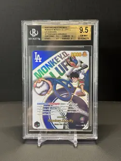 2025 One Piece Promo LA Dodgers Attendance Giveaway Monkey D. Luffy BGS 9.5 - Image 1