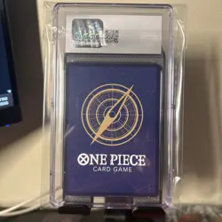 One Piece CCG Monkey.D.Luffy Emperor's New World OP09-119 Secret Rare CGC 8.5 - Image 2