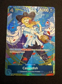 Cavendish OP10-045 Rare Alt Art One Piece TCG English Royal Blood - Image 1