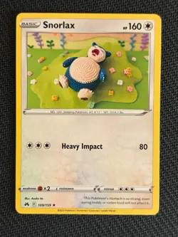 Snorlax~ Cute Asako Ito Crochet Pokemon Cards Gallery - Image 1