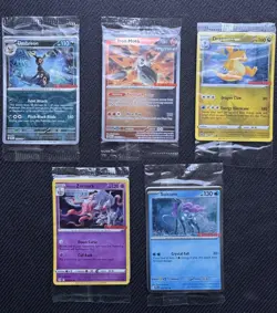 Sealed Pokemon Promo Card Lot - GameStop Stamped Cards TCG Umbreon Dragonite ETC - Image 3