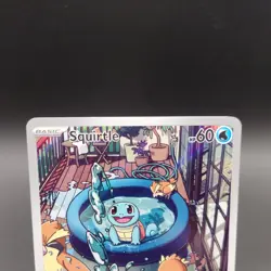 148/142 Squirtle Illustration Rare Stellar Crown NM Pokemon TCG Card 2024 SCR148 - Image 2