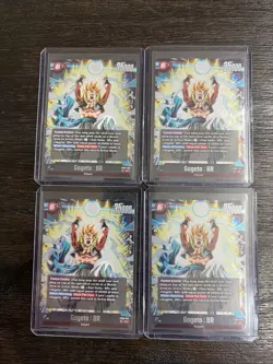 Dragon Ball Fusion World FB09 SR Lot Dual Evolution Super Rare Lot 4 Cards - Image 1