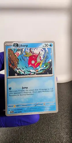 Pokemon Scarlet & Violet Magikarp 044/198 - Rare "iKarp" Misprint Error Card - Image 5