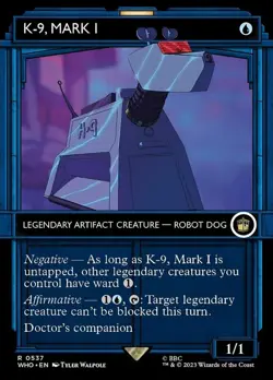 1 x K-9, Mark I - Showcase - Universes Beyond: Doctor Who - NM-Mint - MTG - Image 1