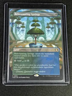 Rejuvenating Springs Borderless MTG Commander Masters Unplayed NM CMM 662 - Image 3