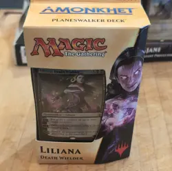 Magic The Gathering AMONKHET Liliana Death Wielder Starter Deck Foil English - Image 1