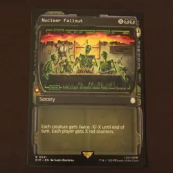 Nuclear Fallout (Showcase) 331 MTG Fallout (PIP) Rare NM - Image 1