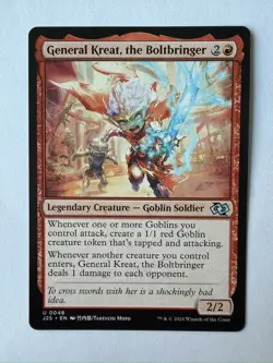 MTG - General Kreat, the Boltbringer (Anime) - 0048 - J25 / Foundations - Image 1