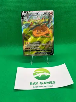 Pokemon TCG Charizard V SWSH260 Sword & Shield Promo Holo Full Art LP - Image 1