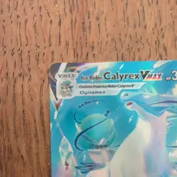 Pokemon TCG Ice Rider Calyrex VMAX Alt Art 203/198 NM believe it to be fan art. - Image 3