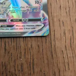 Pokemon TCG Ice Rider Calyrex VMAX Alt Art 203/198 NM believe it to be fan art. - Image 5