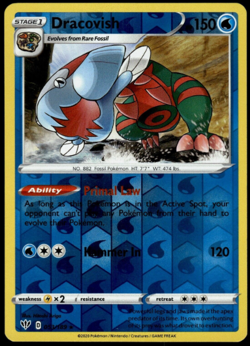 Pokemon - Dracovish 053/189 - Reverse Holo Rare - Darkness Ablaze - NM/M - Image 1