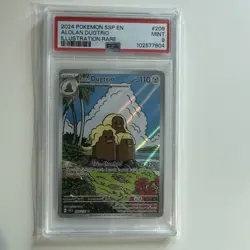 Pokemon TCG - Alolan Dugtrio - Surging Sparks - Illustration Rare - PSA 9 - MINT - Image 1