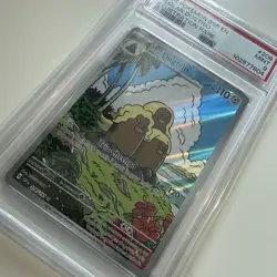 Pokemon TCG - Alolan Dugtrio - Surging Sparks - Illustration Rare - PSA 9 - MINT - Image 2