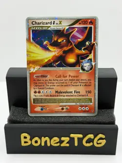Pokemon TCG 2009 Charizard G LV.X Holo Card 143/147 Supreme Victors - Image 1